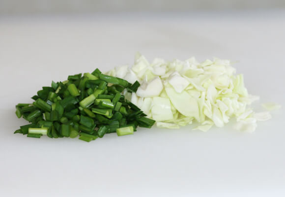 カットされた野菜
