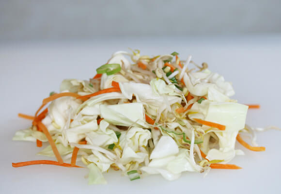 カットされた野菜